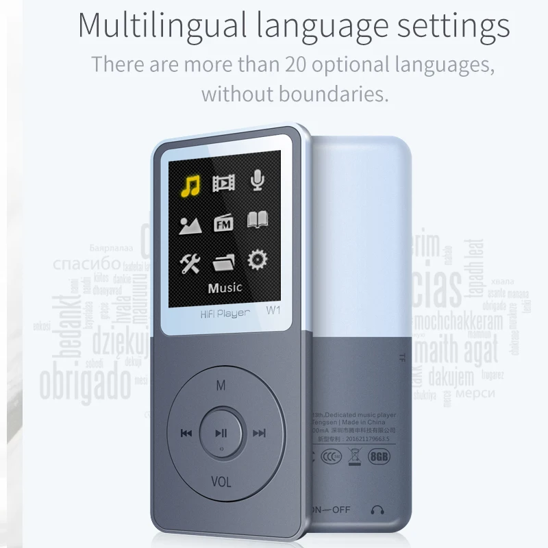 Мини USB MP3 плеер с динамиком наушники электронная книга чтение без потерь Hifi MP 3