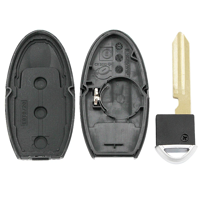 3 кнопки ключа автомобиля Пустой Брелок чехол для дистанционного Крышка INFINITI с