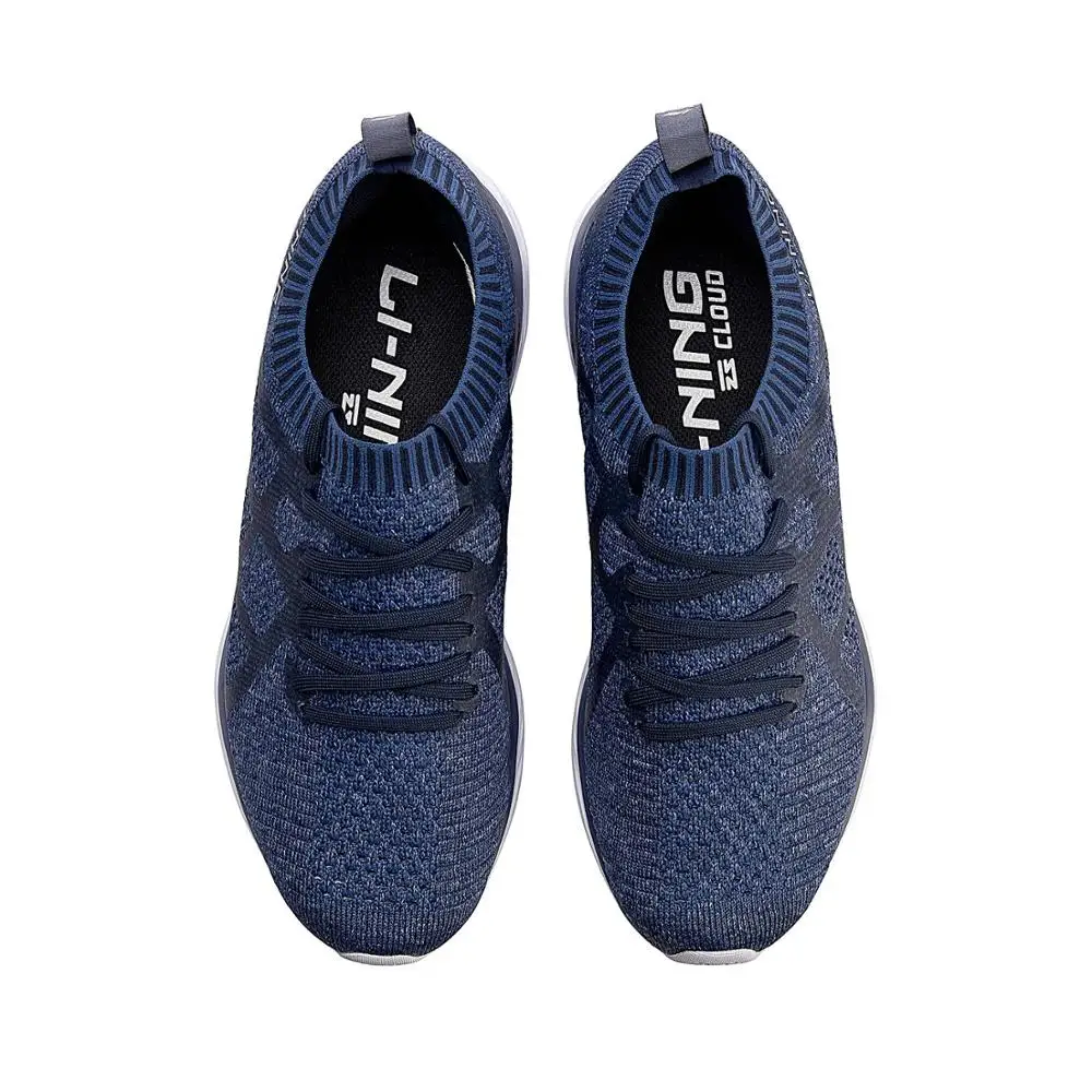 Мужская беговая Обувь LN CLOUD III дышащие кроссовки с подкладом Li Ning спортивные из