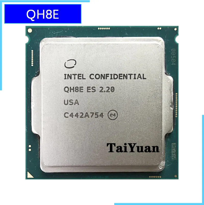 Четырехъядерный процессор Intel core i7 es QH8E 2,2 ГГц Восьмиядерный процессор L2 = 1M L3 = 8M 6700K 6400T LGA 1151