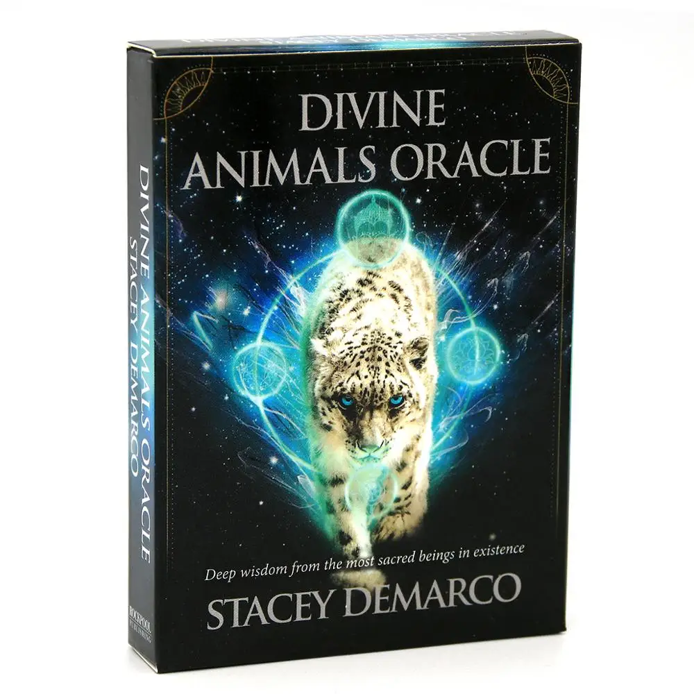 Devine Animals Oracle Card глубокая Мудрость от священных созданий в наличии Stacey Demarco 44 карты