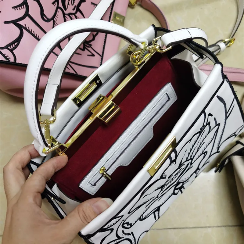 

Luxury Designer Ladies Tote Handbag 2021 New Fashion High Quality Leather Printed Crossbody Shoulder Bag Grand Sac Femme Cc Gg