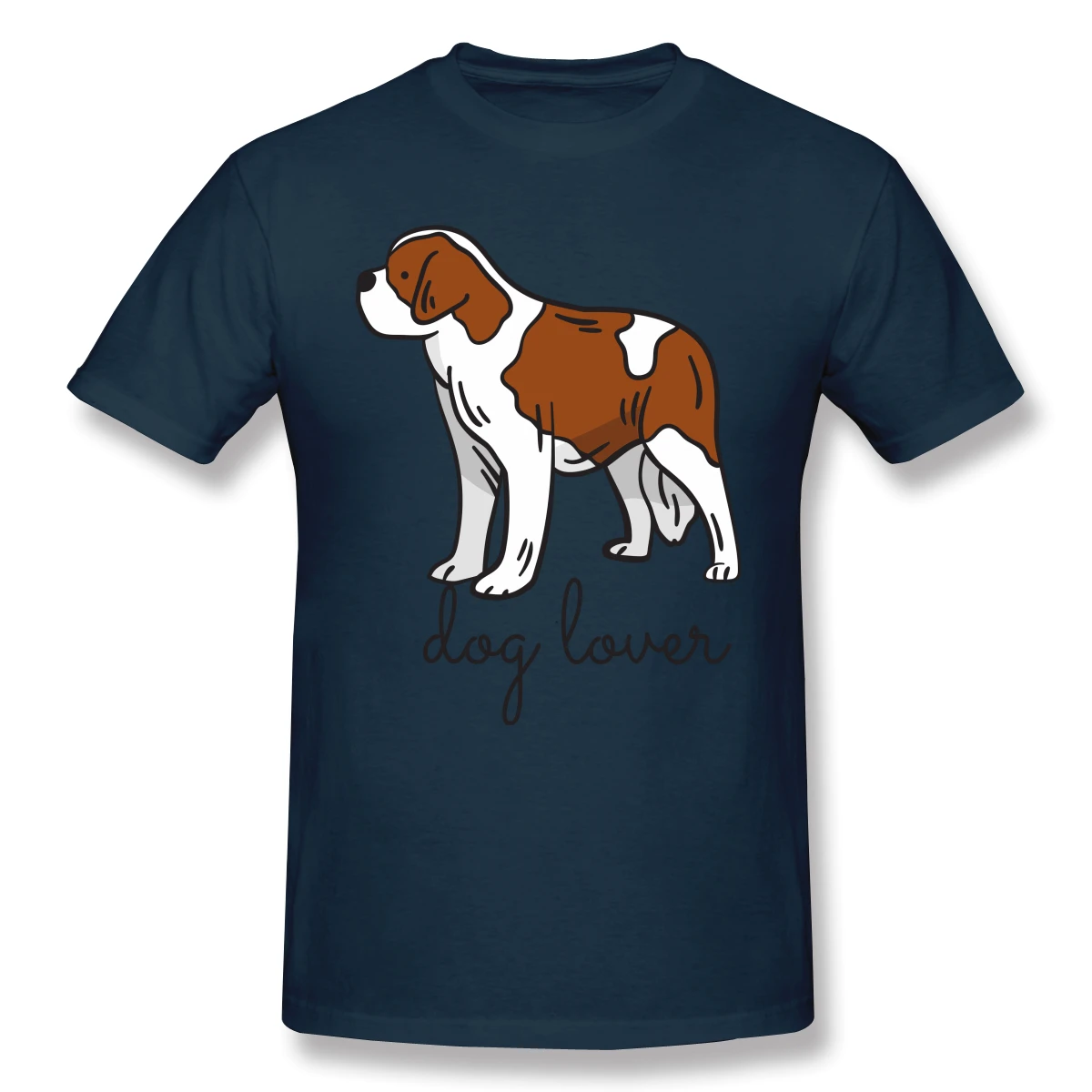 

Dog Loves T Shirts Men Graphic Funny Casual T-Shirts Summer Clothes Crewneck Short Sleeve tees Tops White S T-Shirts