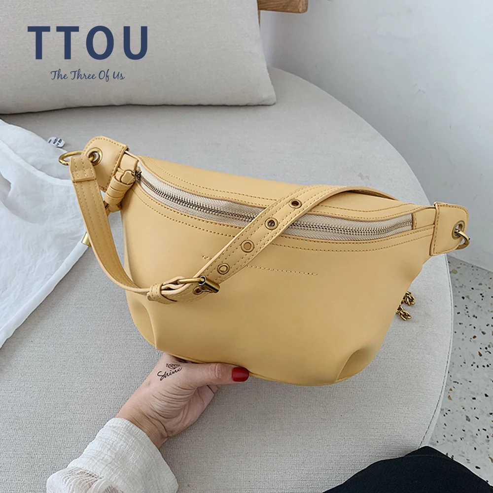 TTOU женские маленькие сумки через плечо с цепочкой Модные Качественные нагрудные