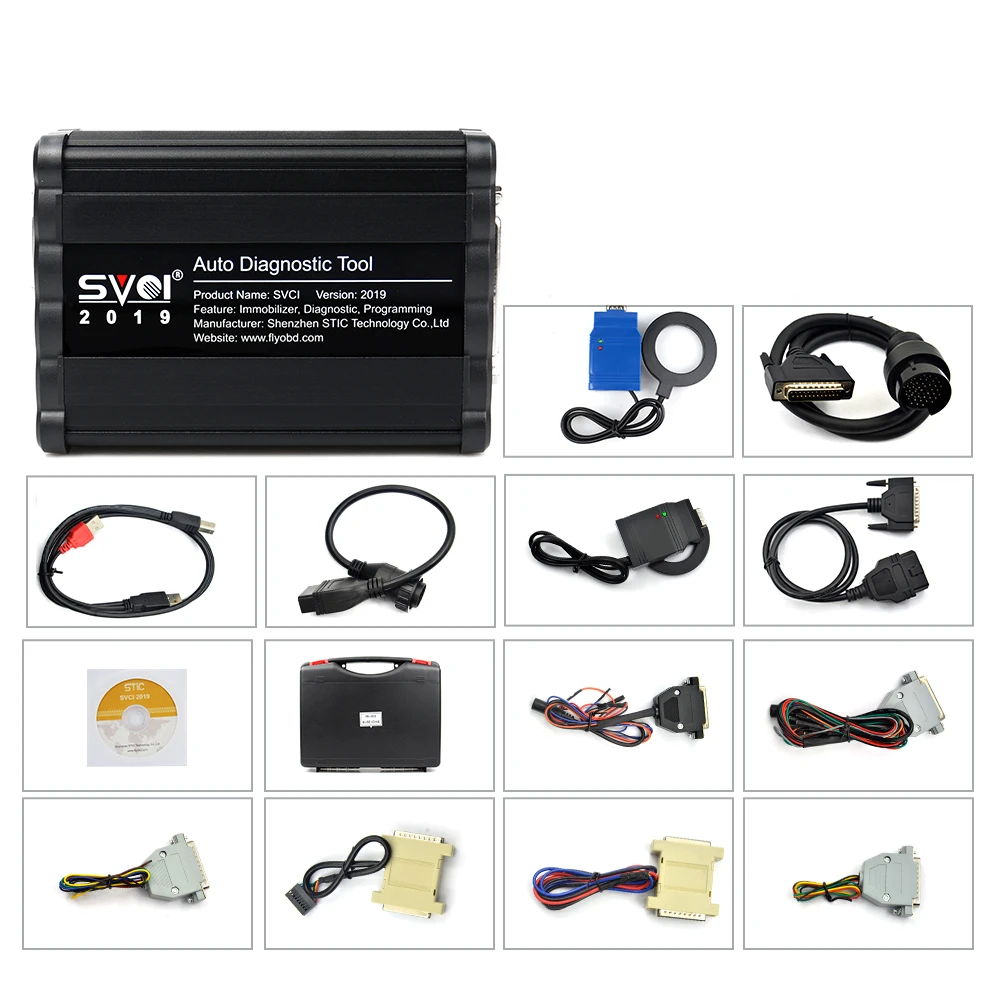 SVCI FVDI ABRITES Commander V2018 с 18 программным обеспечением крышка VVDI2 Avdi полный FVDI SVCI диагностический инструмент - Цвет: SVCI V2019
