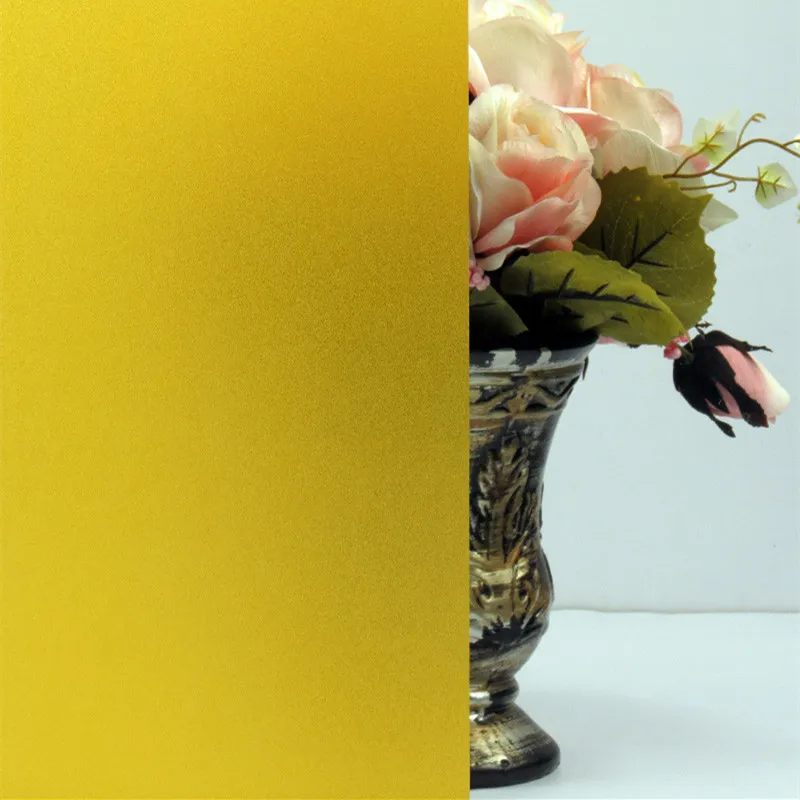 60x100 см оранжевая матовая стеклянная пленка для ванной гостиной спальни офиса