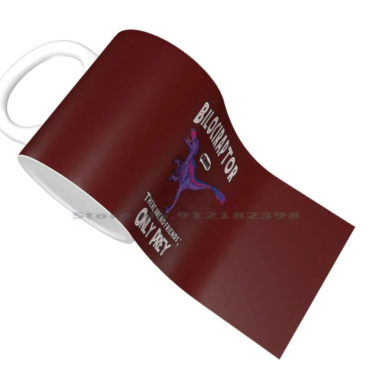 Керамические кружки Bilociraptor с текстом речи кофейные чашки Кружка для молока и чая