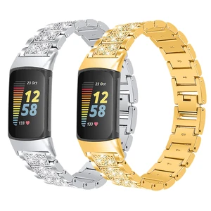 Ремешок Essidi для часов Fitbit Charge 2 3 4 5, сменный Браслет из нержавеющей стали для зарядки 3 se, аксессуары для женщин и мужчин