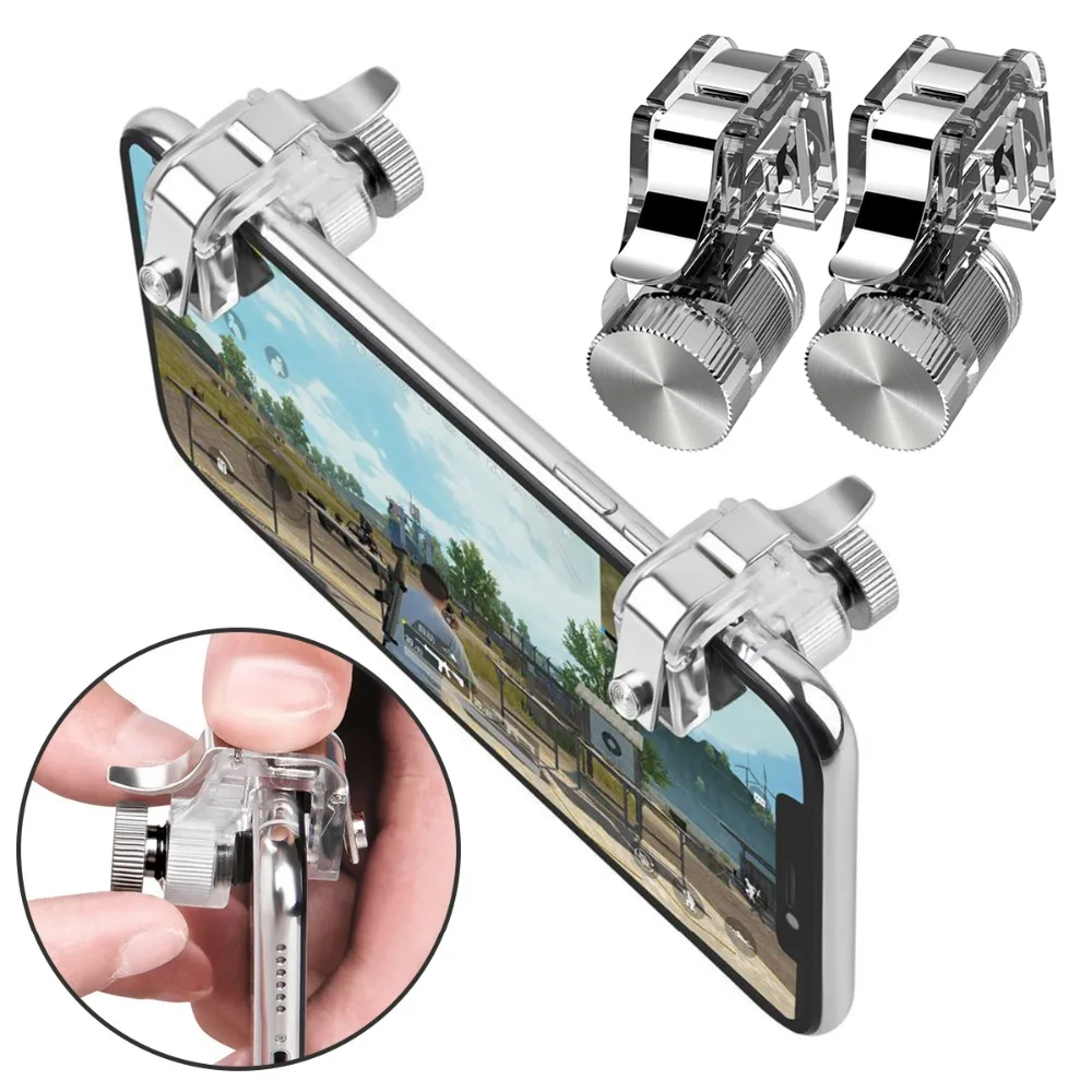 

Phone Mobile Game Trigger Fire Button Handle For L1R1 Shooter Controller PUBG Phone Fire Button Handle Controllers Dropshipping