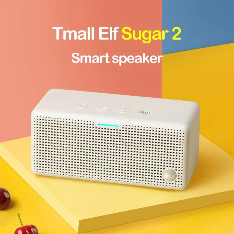 

2022 NEW NEW QI Suitable for Tmall Elf Sugar Cube 2nd Generation Smart Speaker IN Sugar Bluetooth AI Cube Sugar R Voice Smart