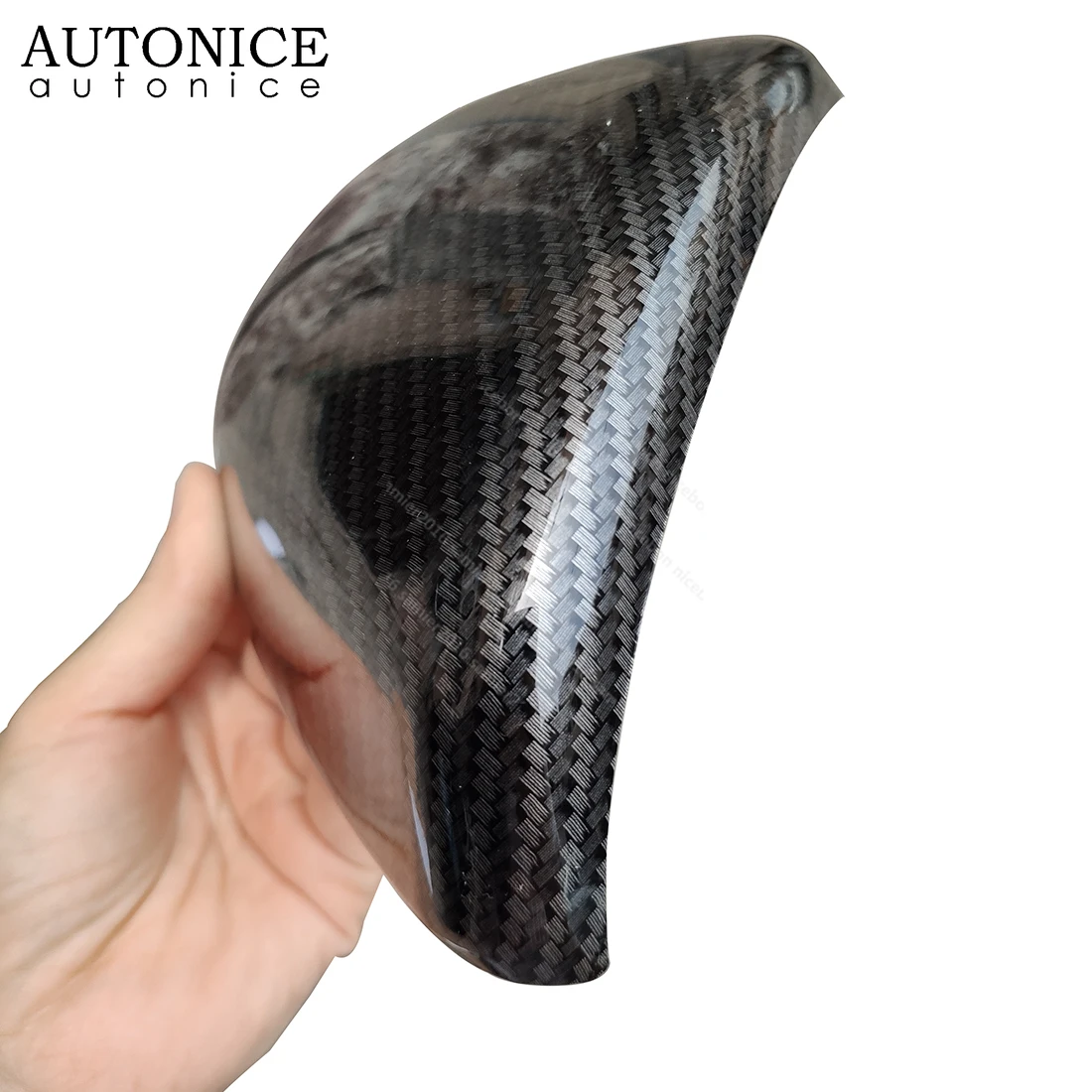 2 шт. боковое зеркало заднего вида из углеродного волокна накладная крышка