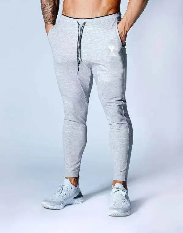 

(lyft) Muscle Brothers Fitness Pants Autumn And Winter Sports Men's Running Slim Small Foot Leisure Sports Pants (lyft) Muscle