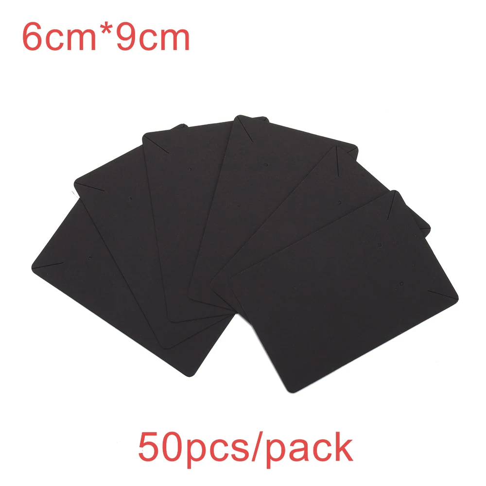 Коричневая картонная подвеска для украшений 6 х9 см 50 шт