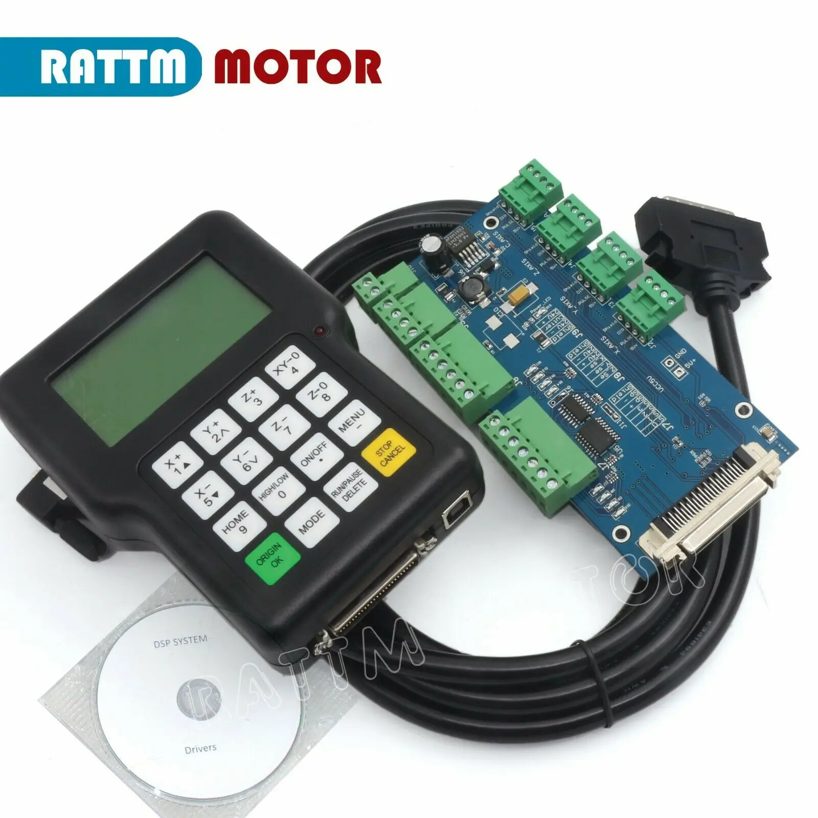 3 осевой контроллер рулевого колеса DSP0501 A11 DSP для фрезерного станка с ЧПУ|control lights