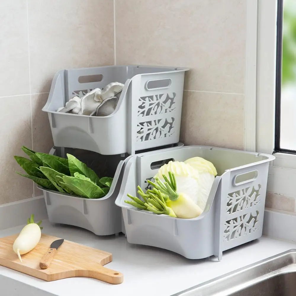 Кухонная Тележка для хранения фруктов и овощей 3/4 ярусов|Корзины хранения| |