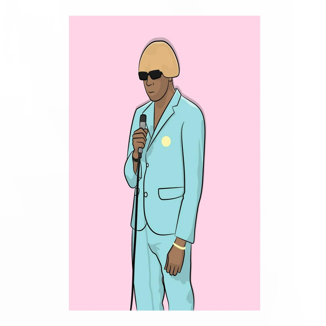 

Tyler, The Creator Picture Music Album Canvas Poster Art Hip Hop Rapper Pop Music Star Home Wall Painting Decoration (No Frame)