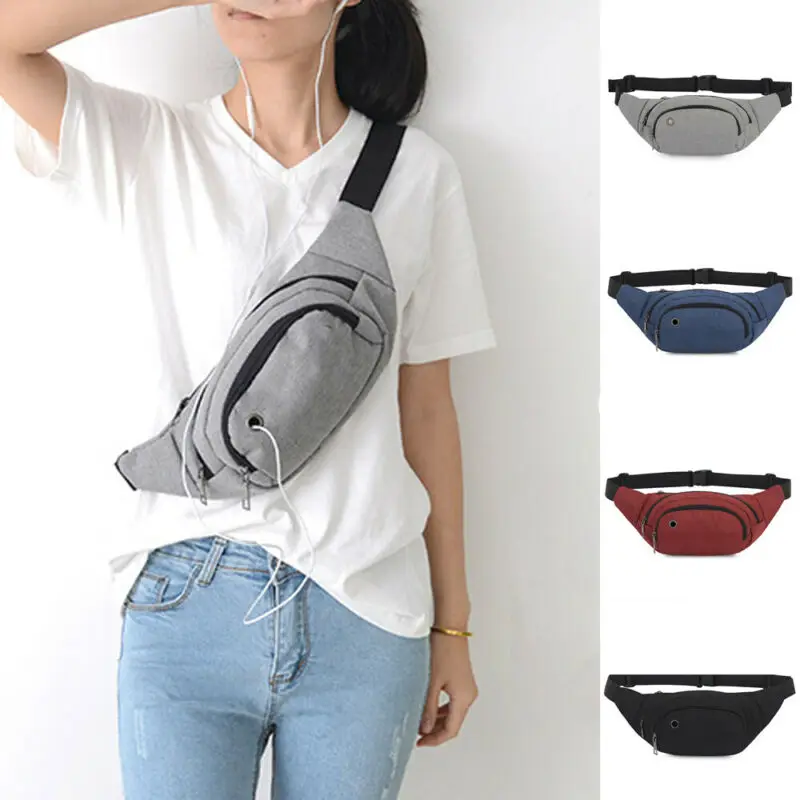 Женская сумка для путешествий спортивная поясная мужчин барсетка кошелек на