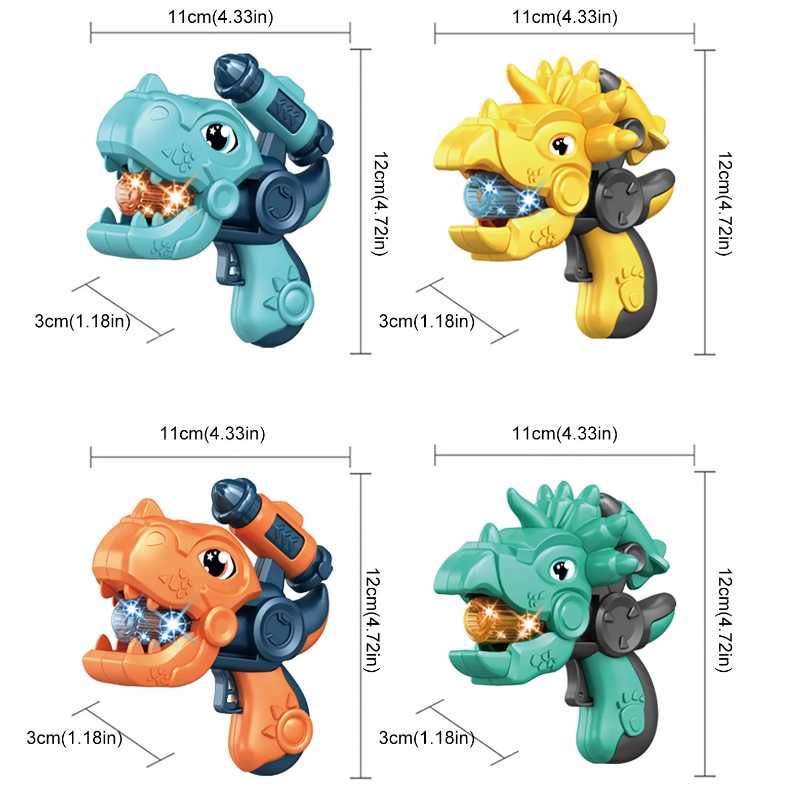 

2021 Creative Luminous Toy Cartoon Dinosaur Projection Eight Sound Fun Vivid Children's Gifts Parent-Child Interactive Game Toys