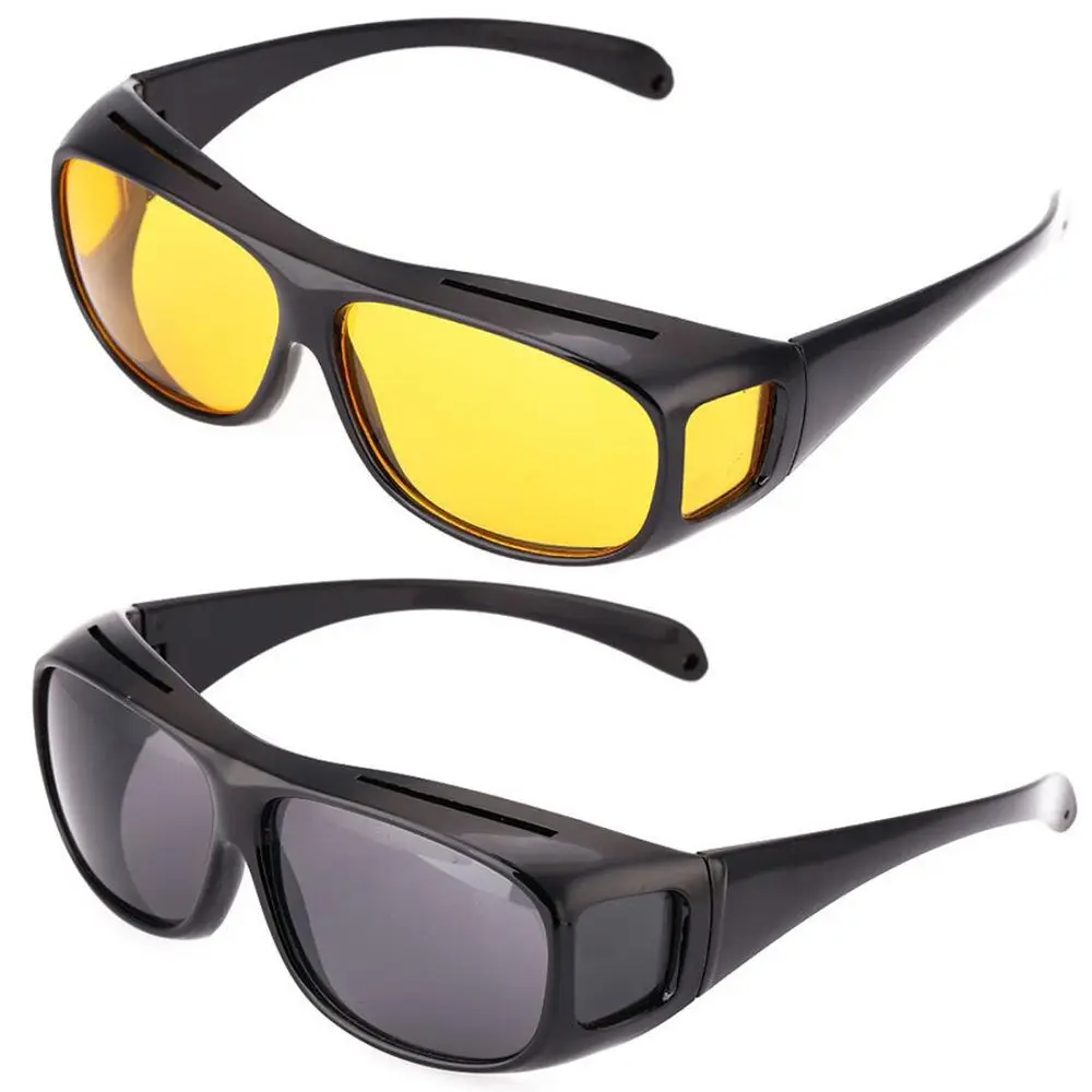 Car Night Vision Sunglasses Night Driving Glasses Driver Goggles Unisex Sun Glasses UV Protection    Sunglasses