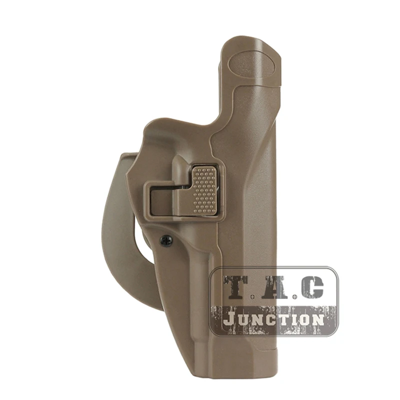 

Tactical Serpa Level 2 Auto Lock Duty Right Paddle Belt Loop Pistol Holster w/ STRIKE MOLLE Platform For Beretta 92 96 M9 M92