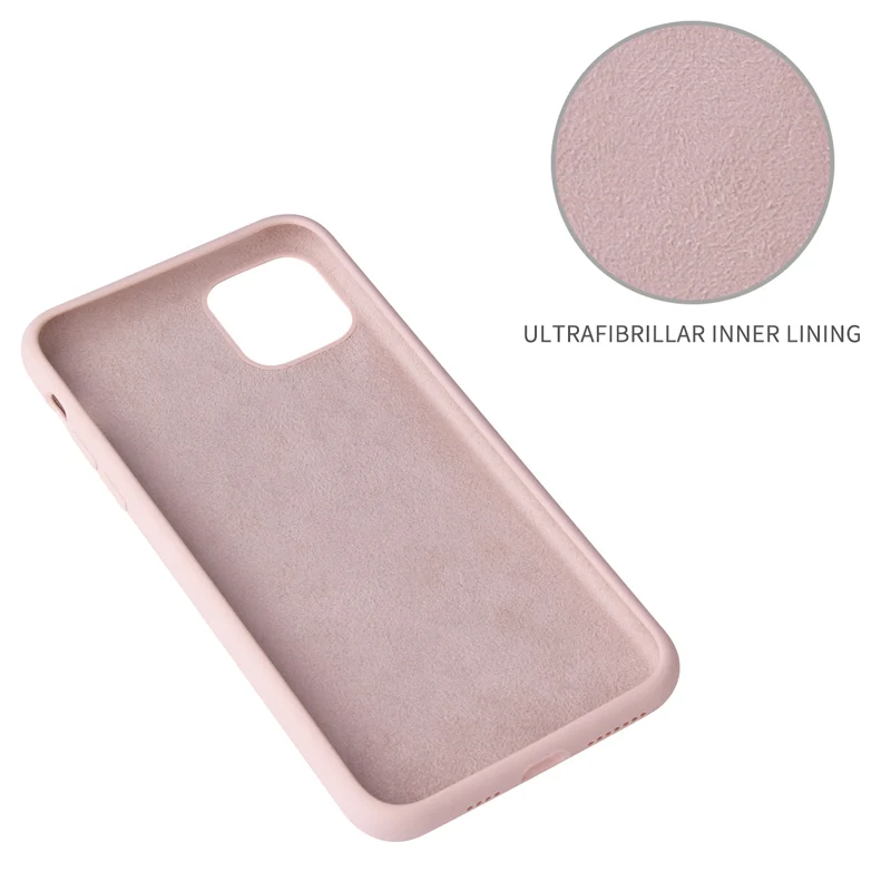 Real genuine Liquid Silicone Case For iPhone 11 Pro Max Soft Gel Rubber Protector Shell iPhone11 | Мобильные телефоны и