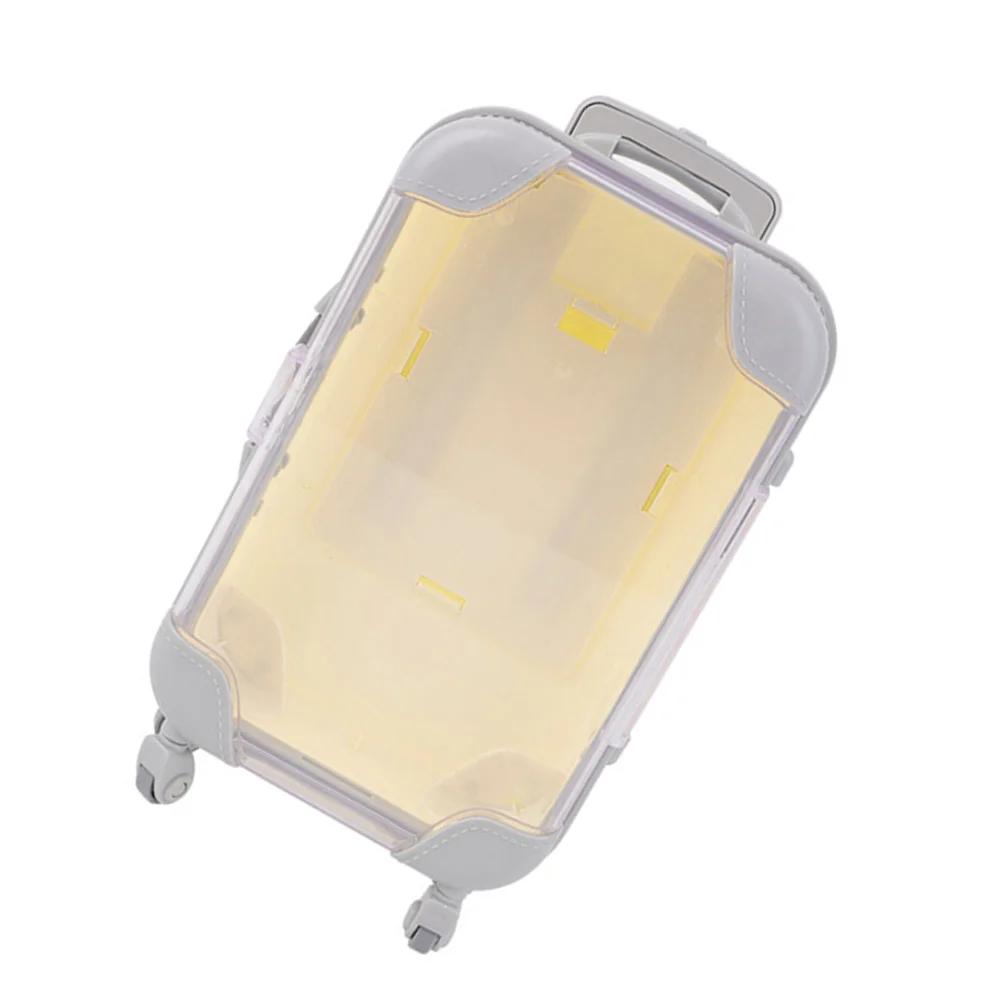 

1 Pcs False Eyelashes Packaging Box Big Luggage Lashes Suitcase Luxury Lashes Case Pink Yellow Empty Makeup Eyelash Storage