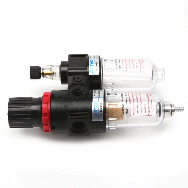 

G1/4'' In line Air Compressor Filter Regulator Gauge Trap Oil Water 1.0MPa