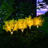 solar light led rime lawn lamp outdoor waterproof garden courtyard park path corridor lawn decorative lighting 12pcs