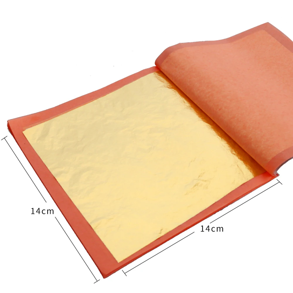 Медная фольга имитация золотого листа Блестки для рукоделия бумага украшения