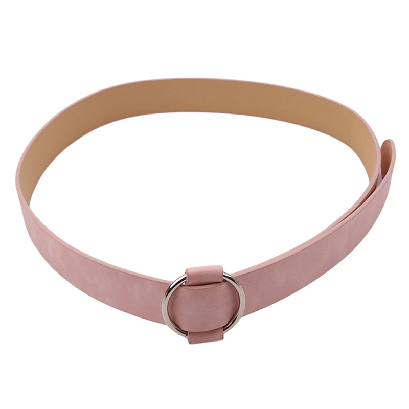 

New Fashion Womens Designer Round Casual Ladies Belts For Jeans Modeling Belts Without Buckles Leather Belt Cinturon Mujer