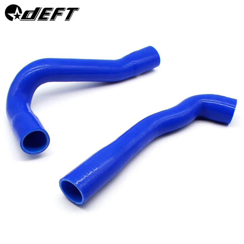 Фото Комплект силиконовых шлангов радиатора DEFT для BMW E36 M3/325i/is/iX 92-99 93 94 95 96, синий и красный, 2 шт. №1