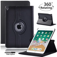 360 rotating smart tablet cover case for apple ipad 56ipad air 12ipad pro 9 7 inch shockproof hard case free stylus