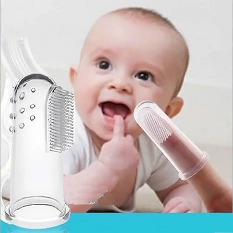 2 шт. Силиконовая зубная щётка для младенцев | Мать и ребенок