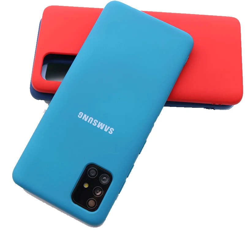 Мягкий защитный чехол из жидкого силикона для Samsung A50 A51 мягкий ТПУ Galaxy A50S A30S A70 A70S