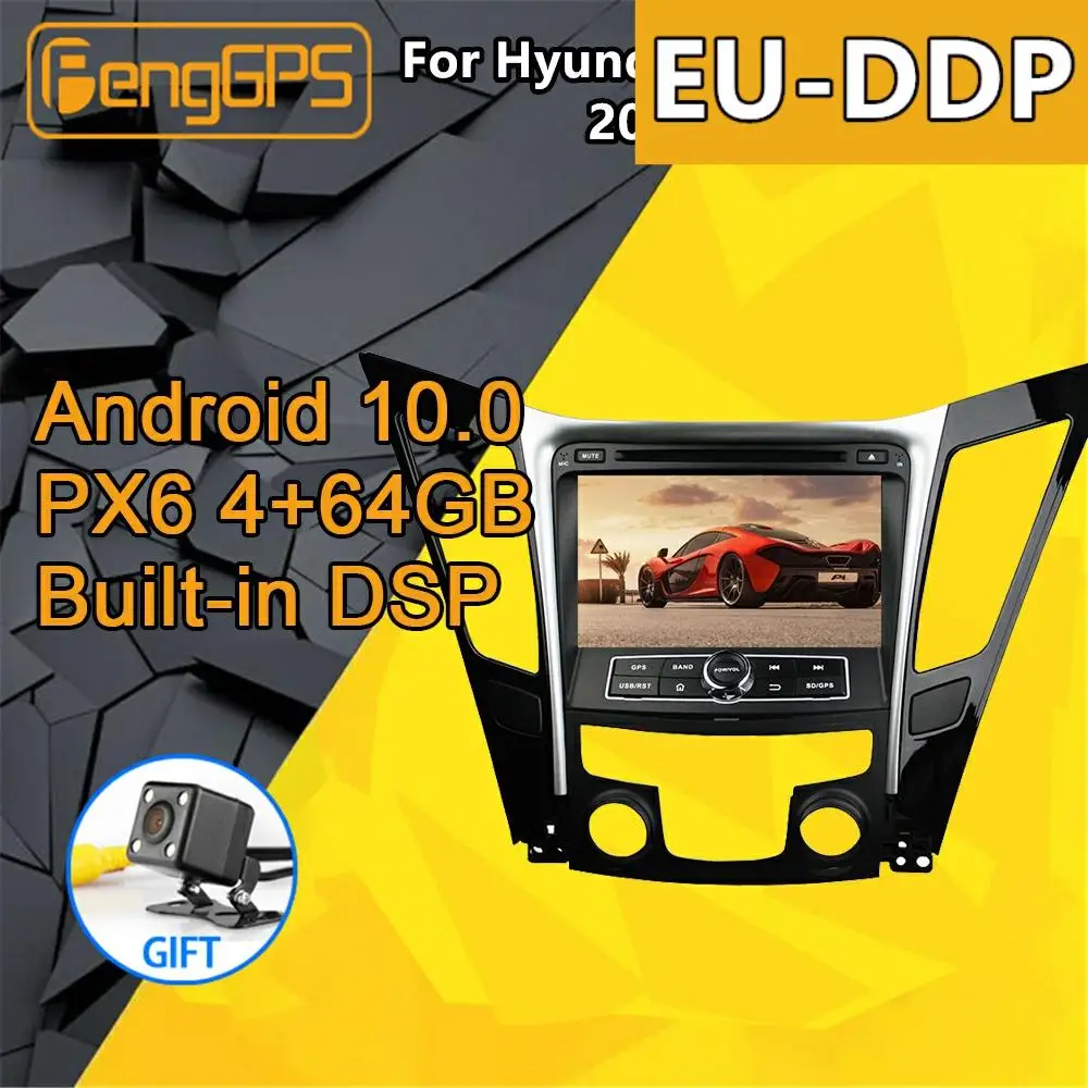 Автомобильный мультимедийный DVD-плеер для Hyundai Sonata i40 i45 Android 2011 2012- 2015 стерео PX6
