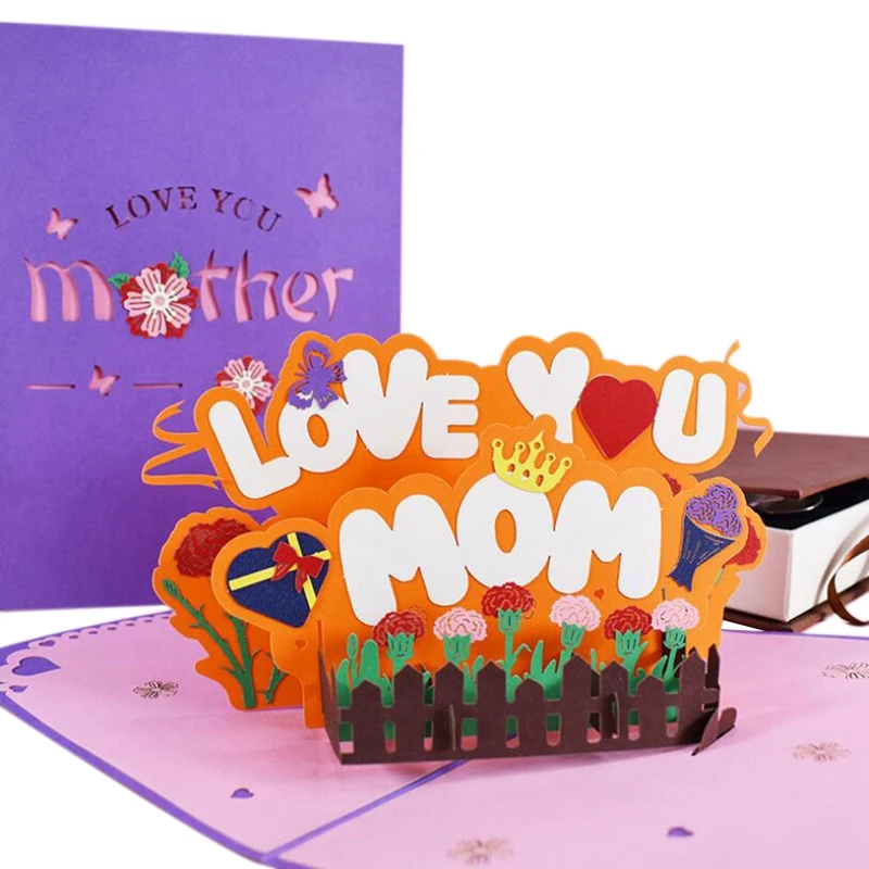 

3D открытки на день матери, подарки на день матери, букет с гвоздиками и цветами, поздравительные открытки, открытка на день рождения для мамы