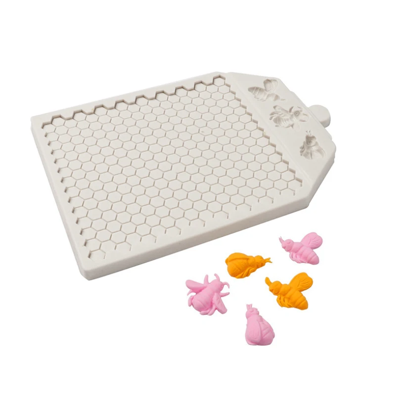 Сотовая пчела Силиконовая Форма Sugarcraft шоколадный кекс выпечки инструменты для