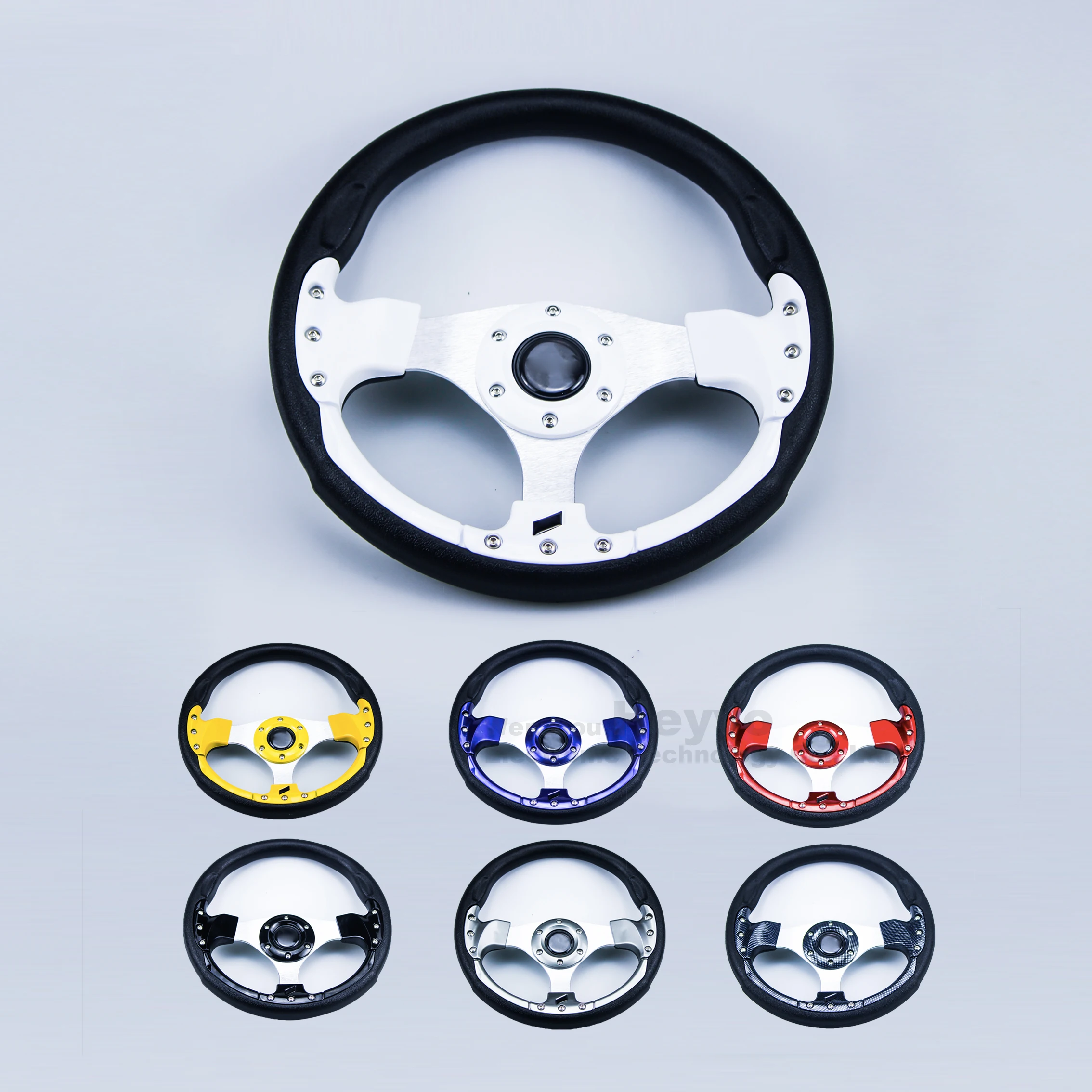 Спортивное Рулевое колесо для гоночного автомобиля 13 дюймов 320 мм кожаное