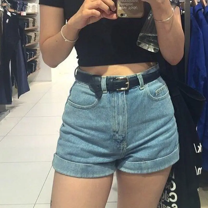 Модный женский Античный Черный ремень с металлической пряжкой джинсовый из