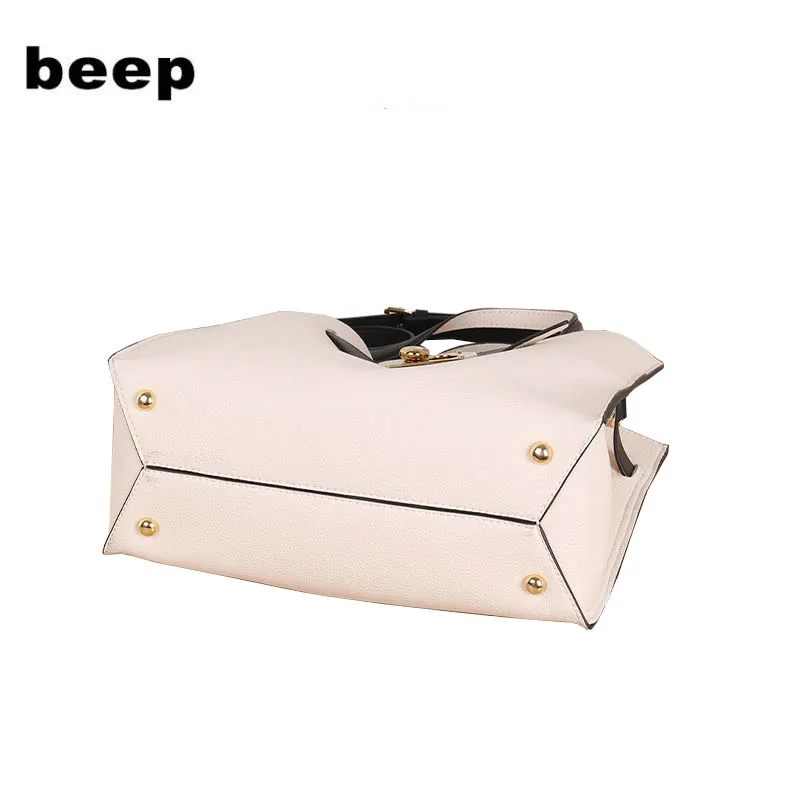 

BEEP Women leather bag luxury handbags designer Women's famous brand fashion leather shoulder crossbody bags for women