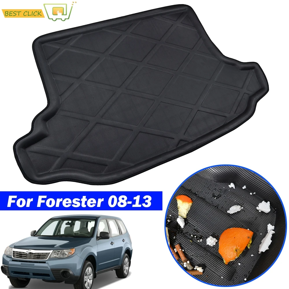 Car Boot Cargo Liner Tray For Forester SH 2008 2009 2010 2011 2012 Trunk Floor Mat Carpet Waterproof Accessories |