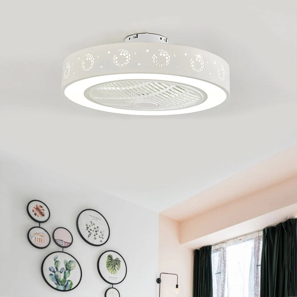 55 см светодиодный потолочный вентилятор люстра в спальню лампы для детской