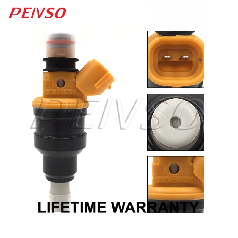 Peivso 23250-02020 23209-02020 0280150438 Топливная форсунка для TOYOTA Carina 1.6L 4AFE 1994~ 1997 Avensis 1.6L 4AFE 1997~ 2000