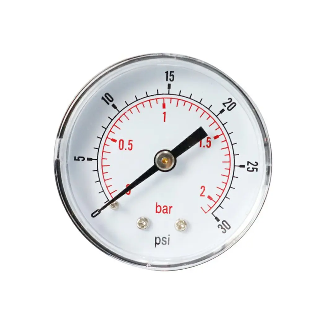 

Axial Pressure Gauge High-precision Barometer Oil Pressure Gauge Water Pressure Gauge TS-Y50Z4-30psiY50 0-30psi 0-2bar