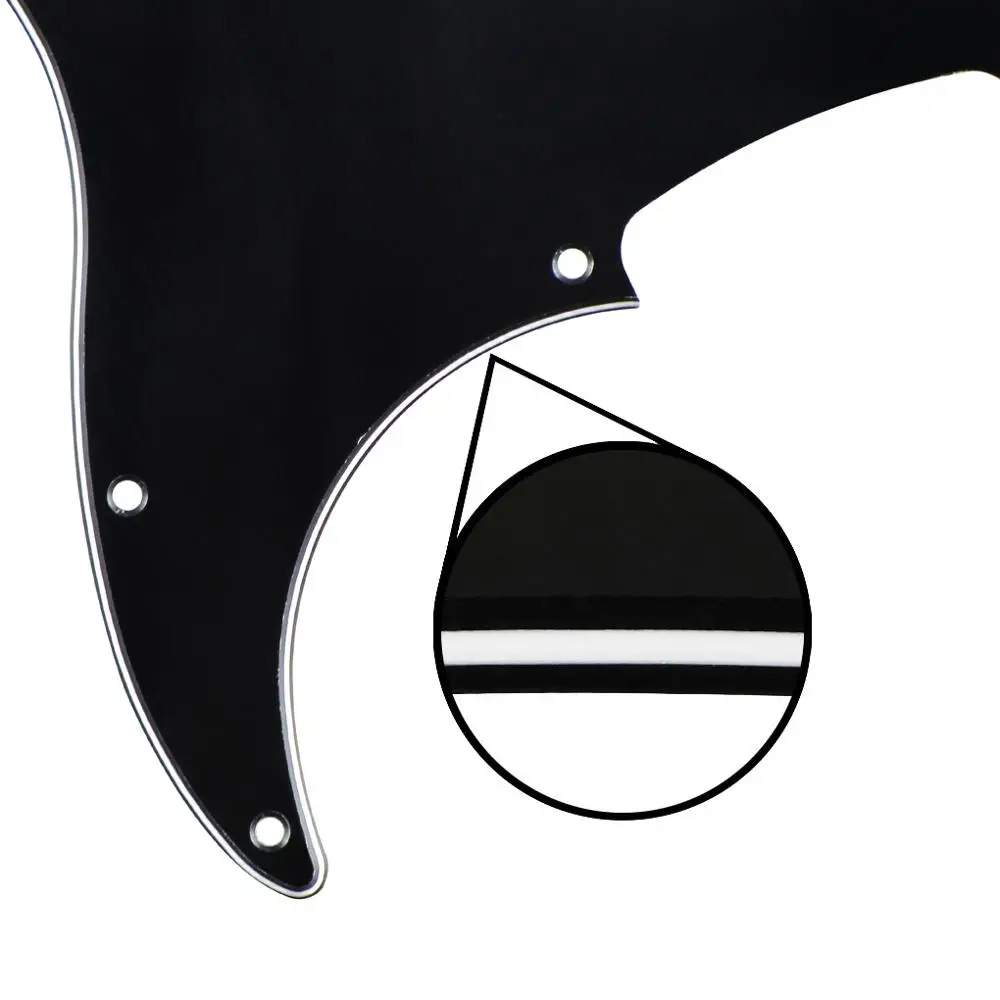 FLEOR P Bass Pickguard 4 струны гитарная царапина пластина 13 отверстий для PB без Ферменного
