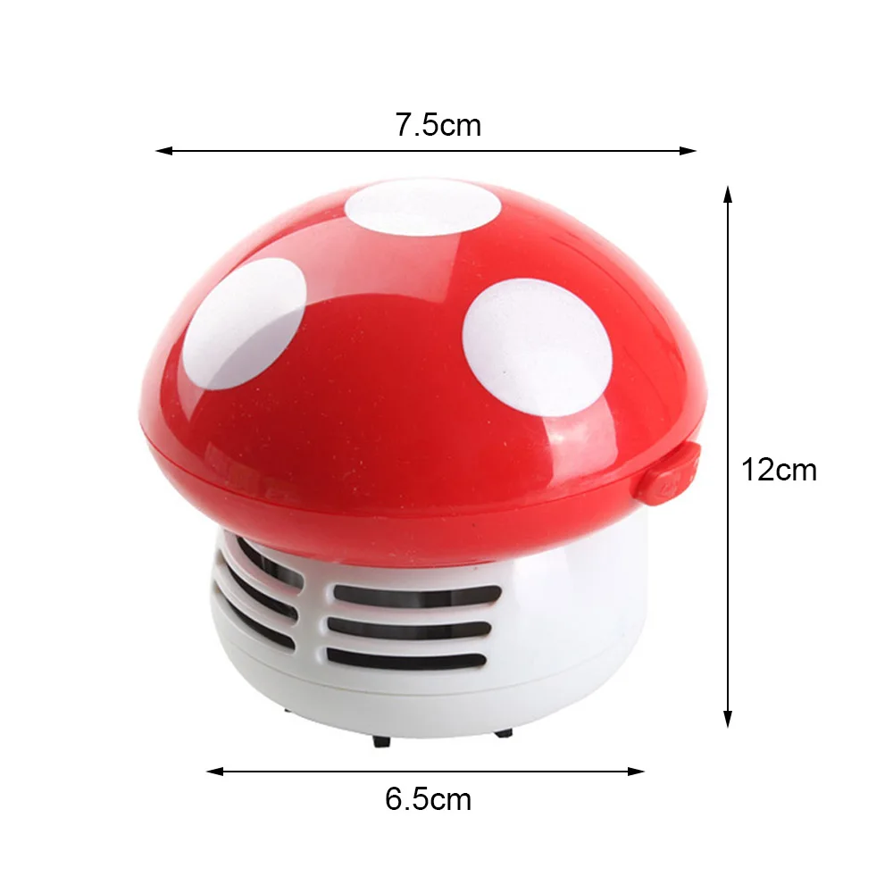 Миниатюрный Настольный пылесос в форме грибов милый угловой стол для уборки пыли