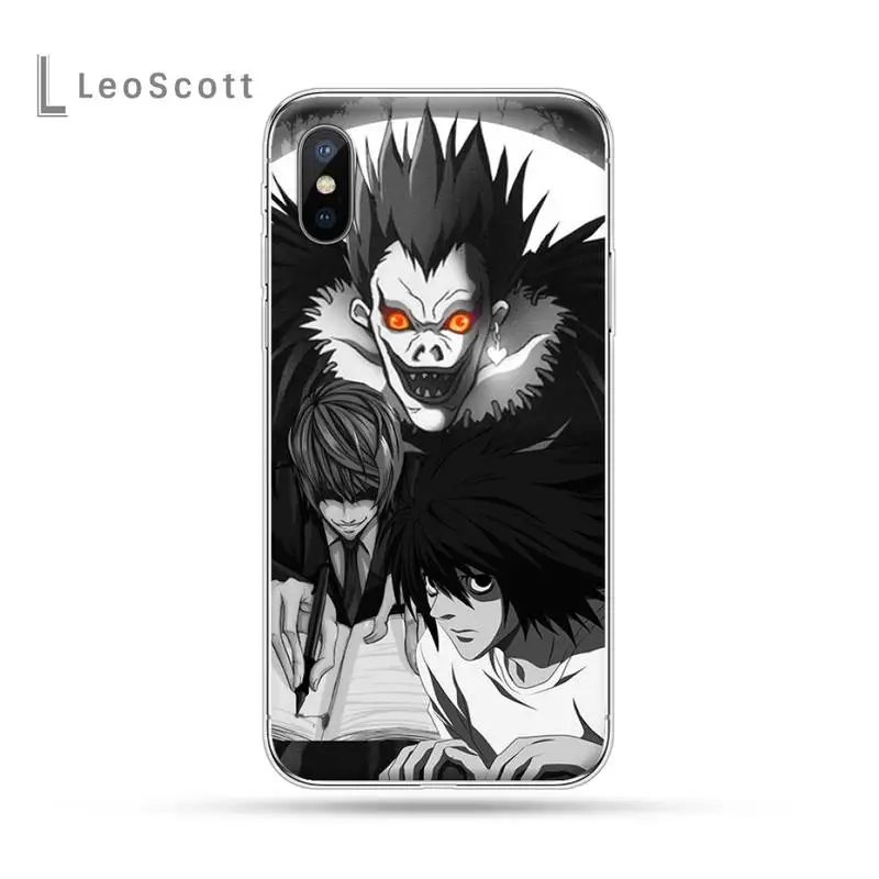 

death note Anime Horror Phone Case For iphone 12 5 5s 5c se 6 6s 7 8 plus x xs xr 11 pro max mini