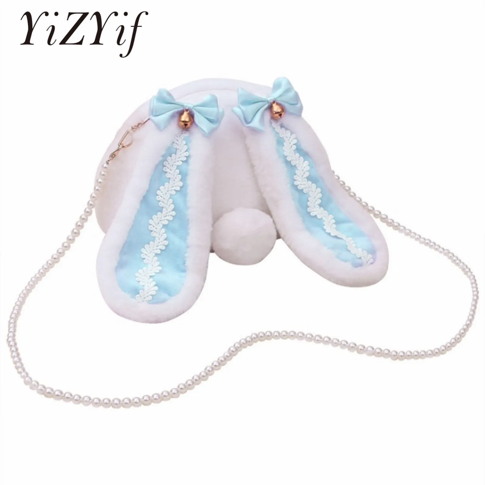 

Kawaii Cute Loli Rabbit Bunny Shoulder Backpack Loli Costumes Accessorie Anime Crossbody Bag Coin Purse Messenge Bag Girl's Gift