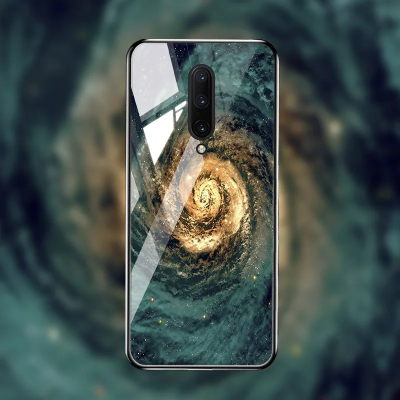 M040 Чехол из закаленного стекла для Oneplus 7T 7 Pro чехол s On для One plus 7T 7 Pro Чехол Coque Funda Bumper Coque для OnePlus 7 Pro - Цвет: M040