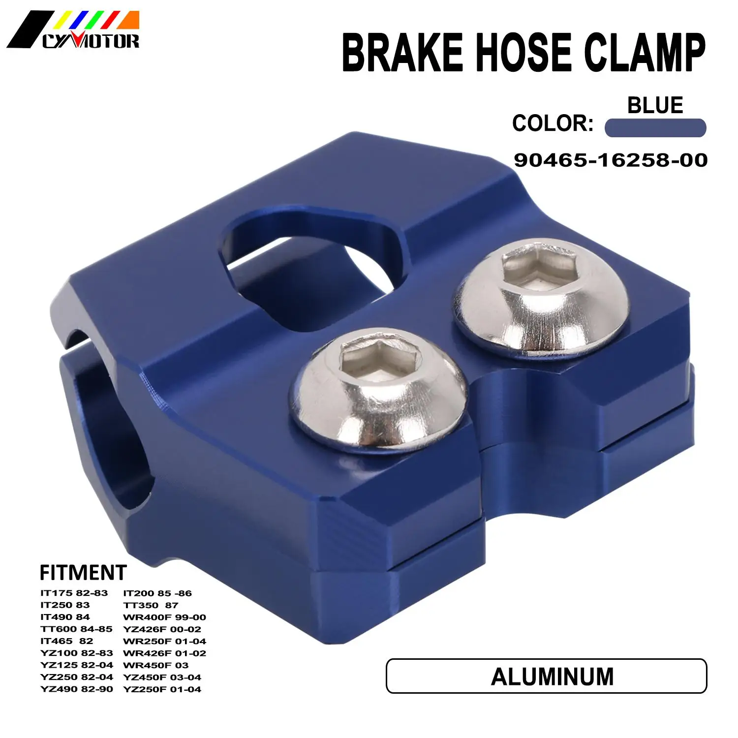 

Для Yamaha IT YZ 100 125 200 250 350 WR400F YZ426F WR250F WR450F YZ450F YZ250F TTR250 TT250R CNC тормозной шланг зажим держатель